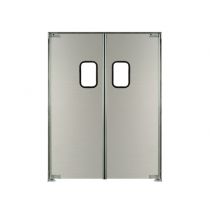 Aluminum Swing Door - 48 in. (4 ft) width X 96 in. (8 ft) height - Biparting - E Hinge Type