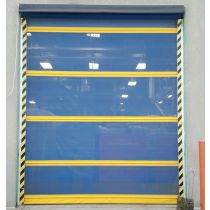 PVC Mesh Door - Bug Barrier Single Sliding - Bunching:  3 ft. W x 12 ft. H