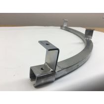 Threaded Rod Curve Track Radius Connector - Allows Curtains to Slide Around Corners